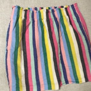 JCrew tulip skirt striped womens size 6